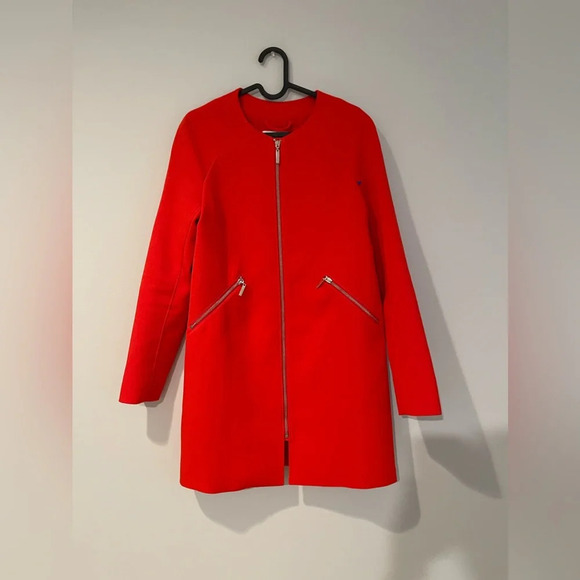 H&M Short zip up coat‎ size 6 - Picture 3 of 7